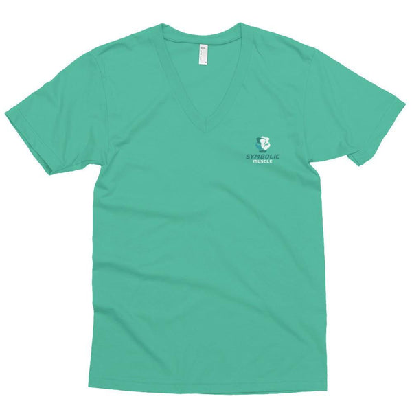 Men's short sleeve v-neck - Symbolic Muscle