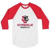 3/4 sleeve raglan shirt - Symbolic Muscle