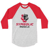 3/4 sleeve raglan shirt - Symbolic Muscle