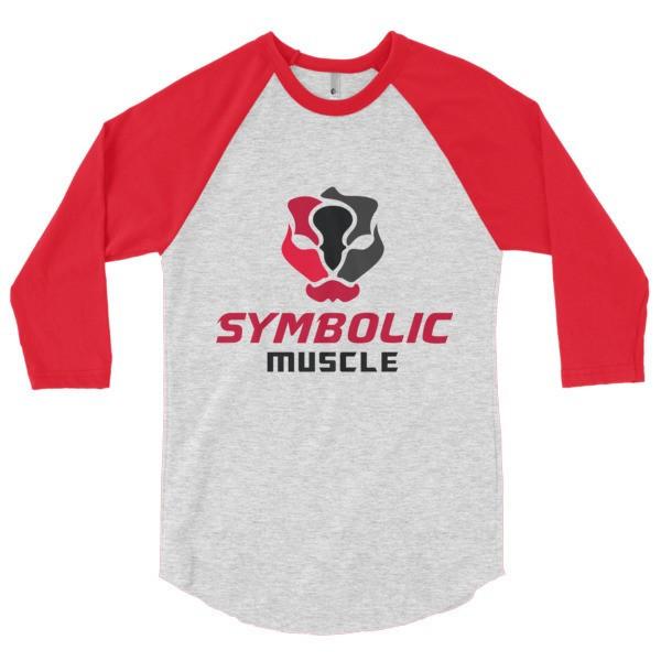 3/4 sleeve raglan shirt - Symbolic Muscle