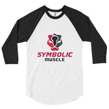 3/4 sleeve raglan shirt - Symbolic Muscle